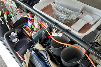 1点からでも無料出張、釣具の搬出まで全てお任せください